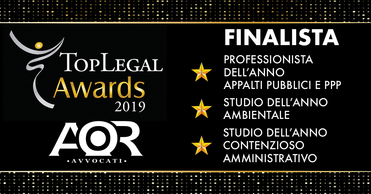 Lo Studio Legale AOR Avvocati protagonista ai TopLegal Awards di Roma