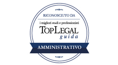 Lo Studio AOR Avvocati inserito nel ranking di TopLegal dei migliori studi legali per il settore amministrativo